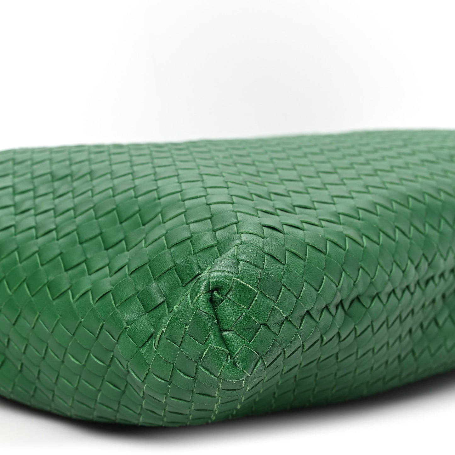 Nappa Intrecciato Maxi Convertible Tote Green