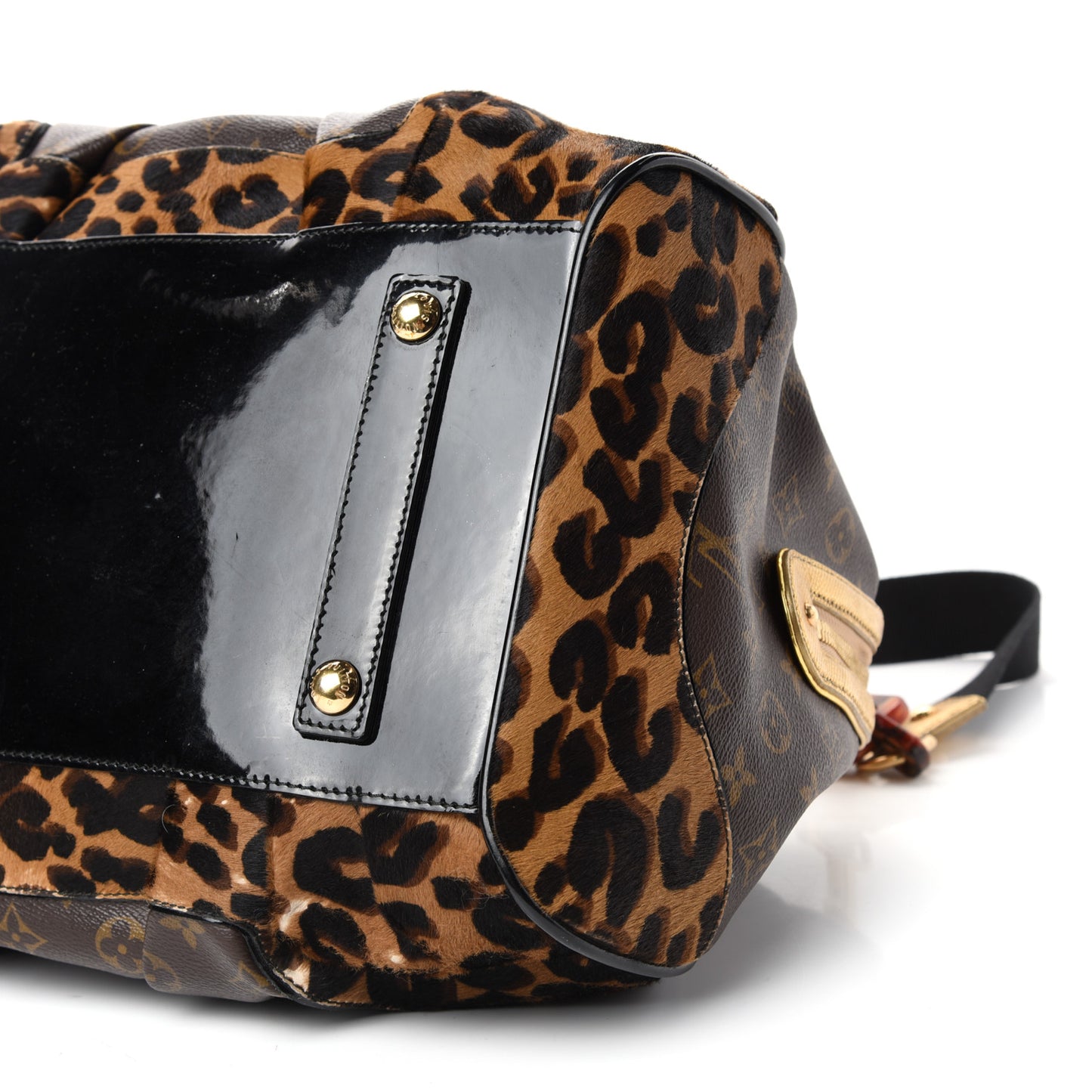Monogram Leopard Stephen Bag