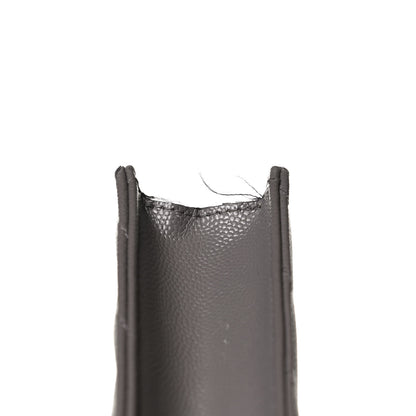 Saint Laurent Grain De Poudre Matelasse Chevron Monogram Envelope Chain Wallet Earth 12 of 15