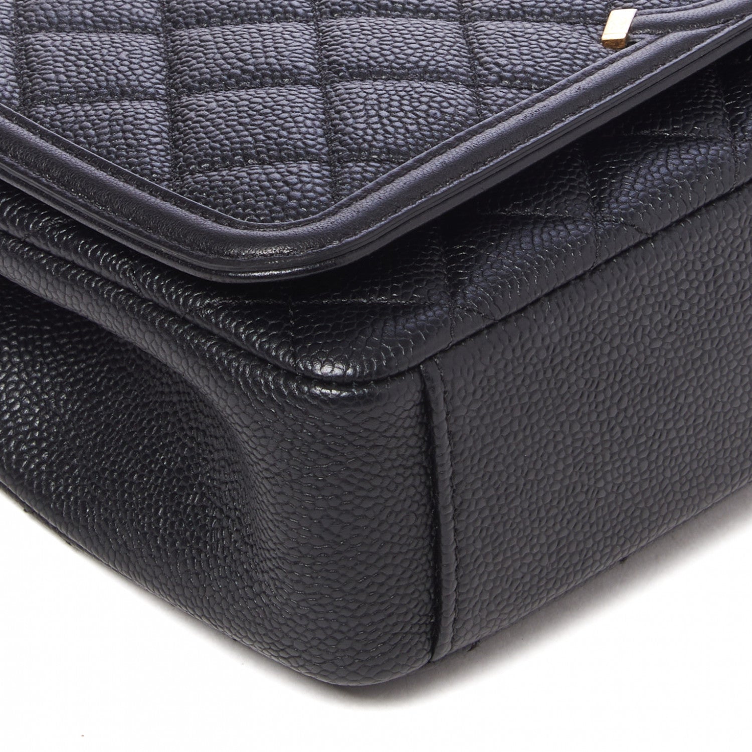 Chanel Caviar Quilted Medium CC Filigree Flap Black 5 of 9