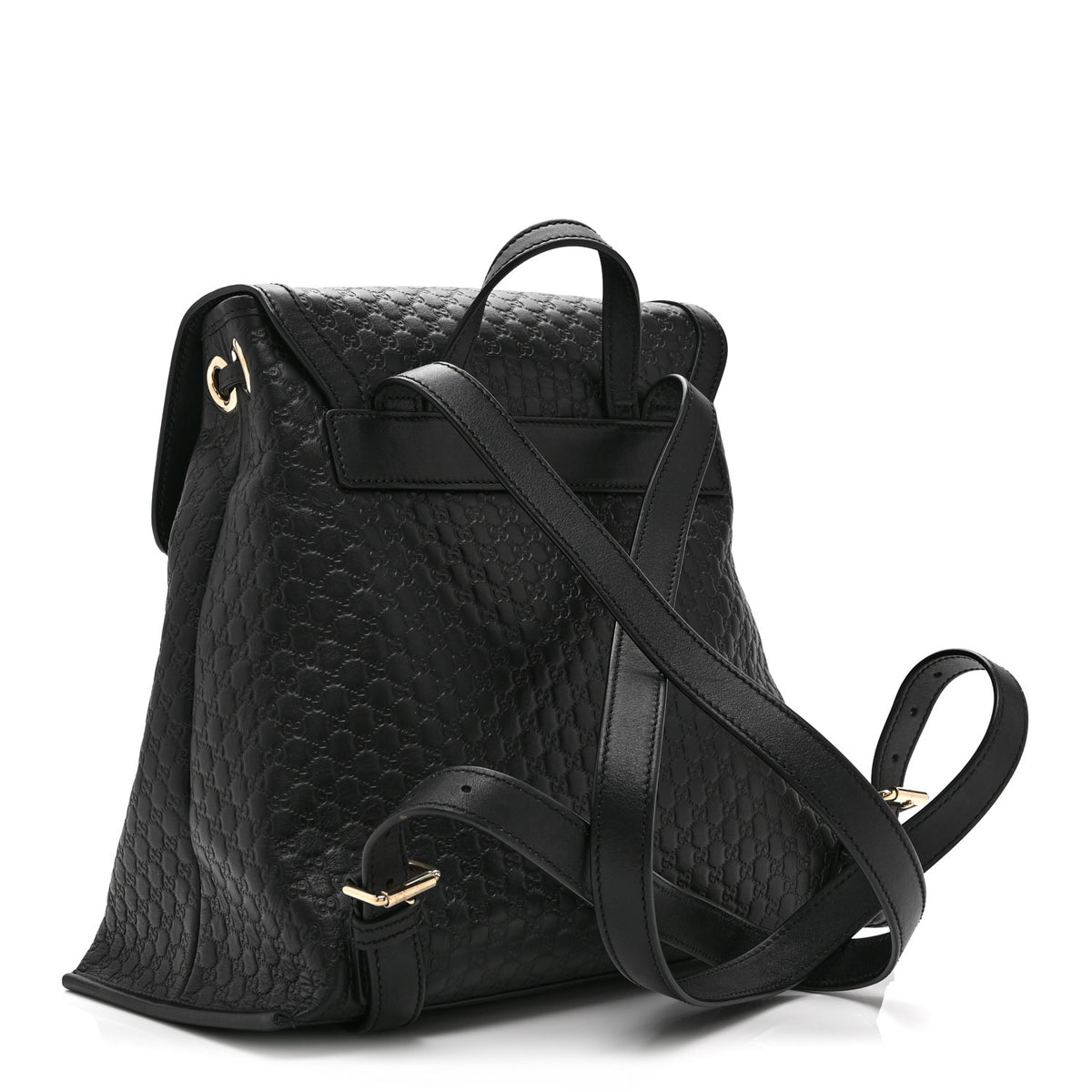 Gucci Microguccissima Drawstring Backpack Black 3 of 11