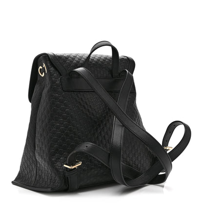 Gucci Microguccissima Drawstring Backpack Black 3 of 11