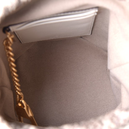Gucci Snakeskin Mini Zumi Bucket Bag Grey 5 of 9