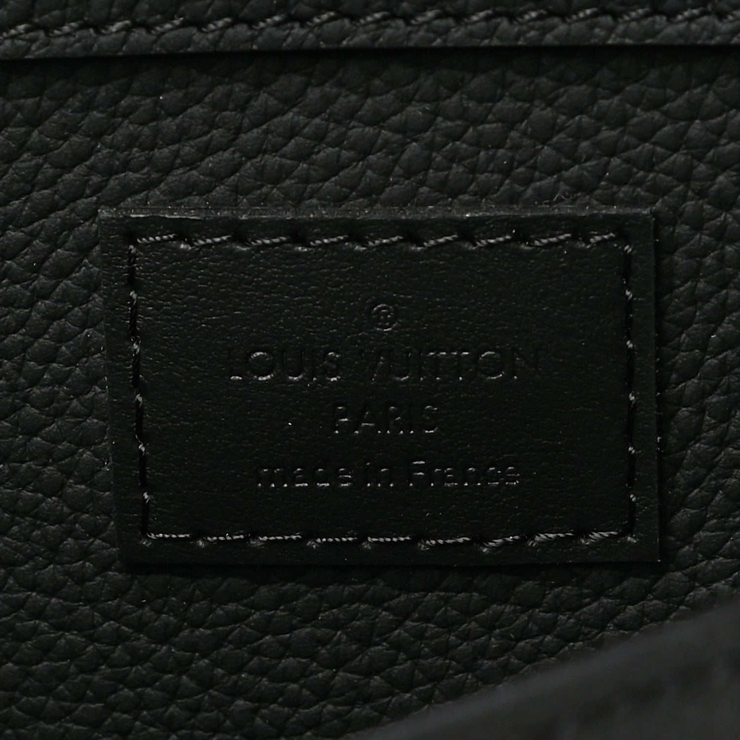 Louis Vuitton Grained Calfskin Aerogram Slingbag Black 7 of 11