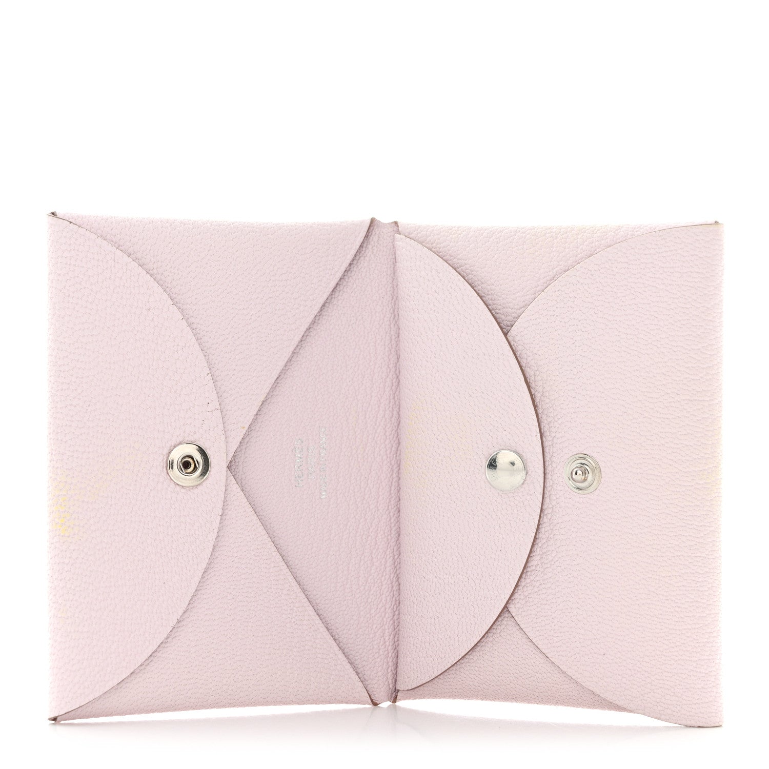 Hermes Chevre Mysore Calvi Duo Card Case Mauve Pale 5 of 10