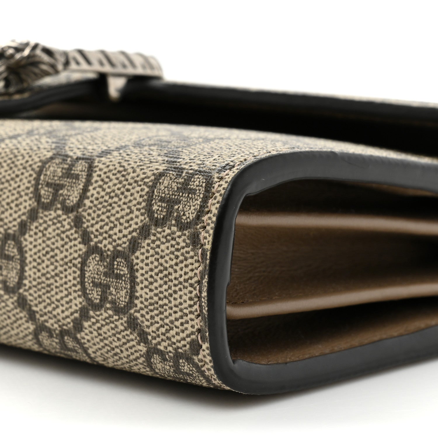 Gucci GG Supreme Monogram Mini Dionysus Chain Wallet Beige Taupe 11 of 15