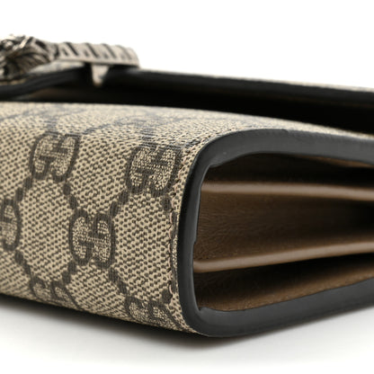 Gucci GG Supreme Monogram Mini Dionysus Chain Wallet Beige Taupe 11 of 15