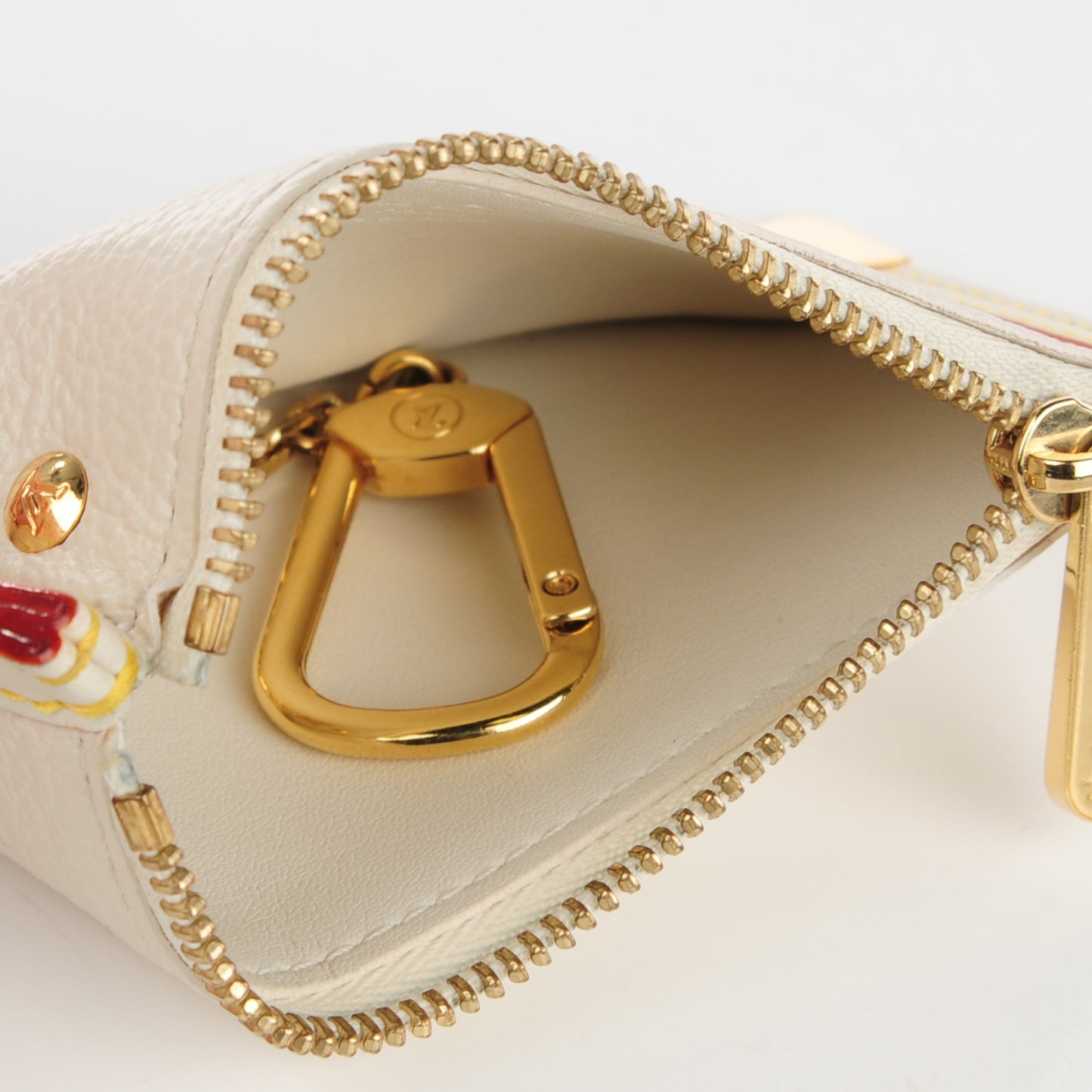 Suhali Key Pouch White