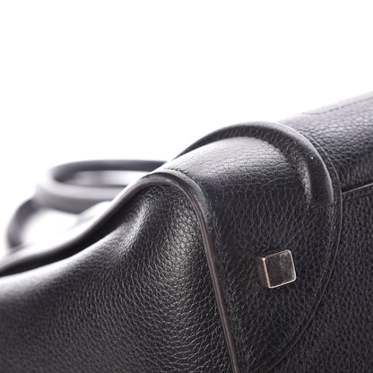 Celine Drummed Calfskin Mini Luggage Black 10 of 25