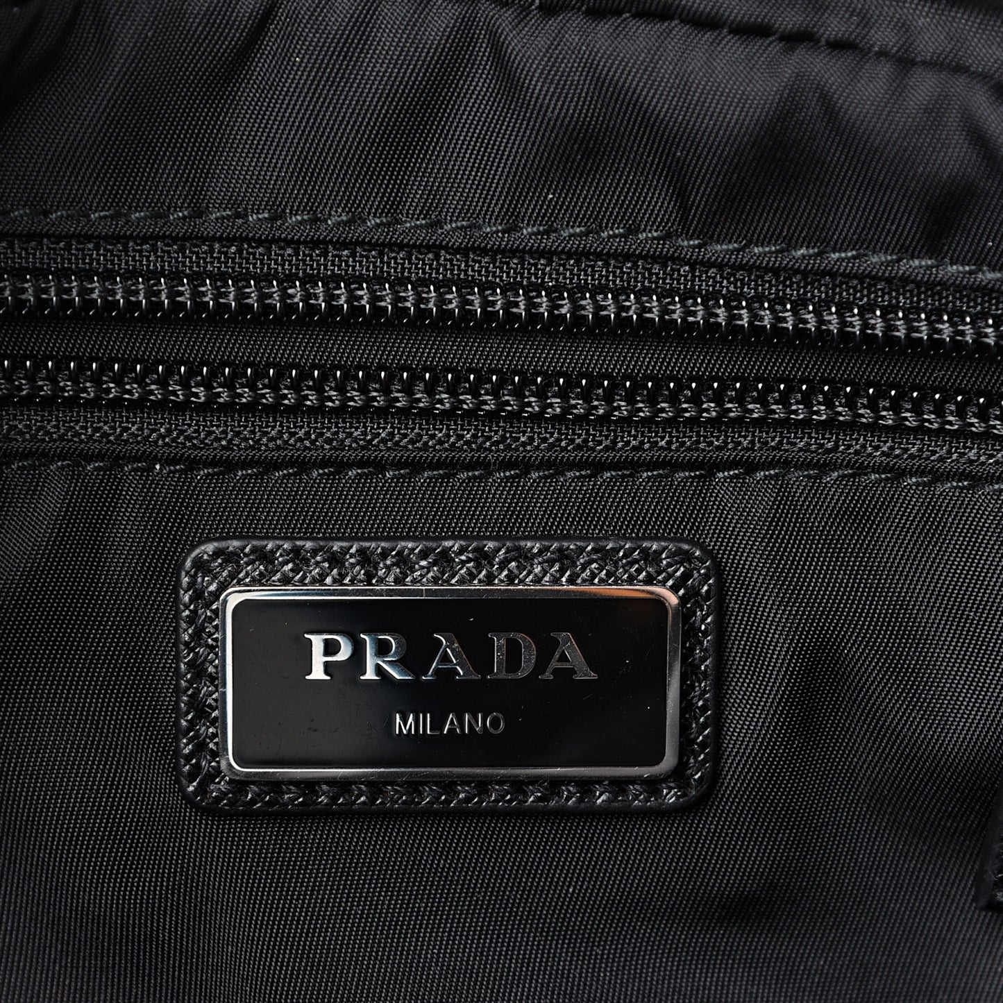 Tessuto Nylon Belt Bag Black