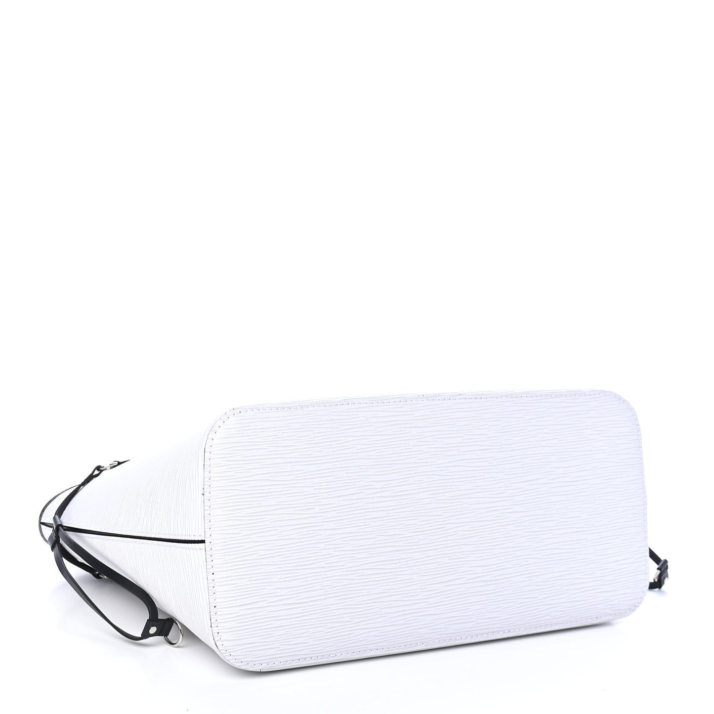 Epi Neverfull MM White Scarlet Black