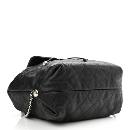 Chanel Grained Calfskin Stitched Braided With Style Backpack Black 4 of 11