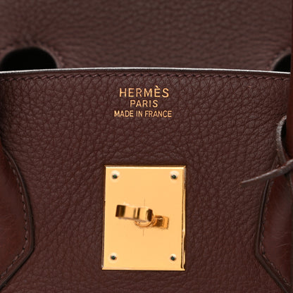 Hermes Taurillon Clemence Birkin 35 Havane 6 of 21