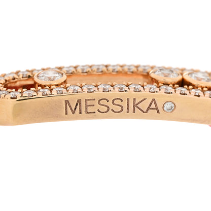 Messika 18K Rose Gold Diamond Pave Cord Bracelet 3 of 5