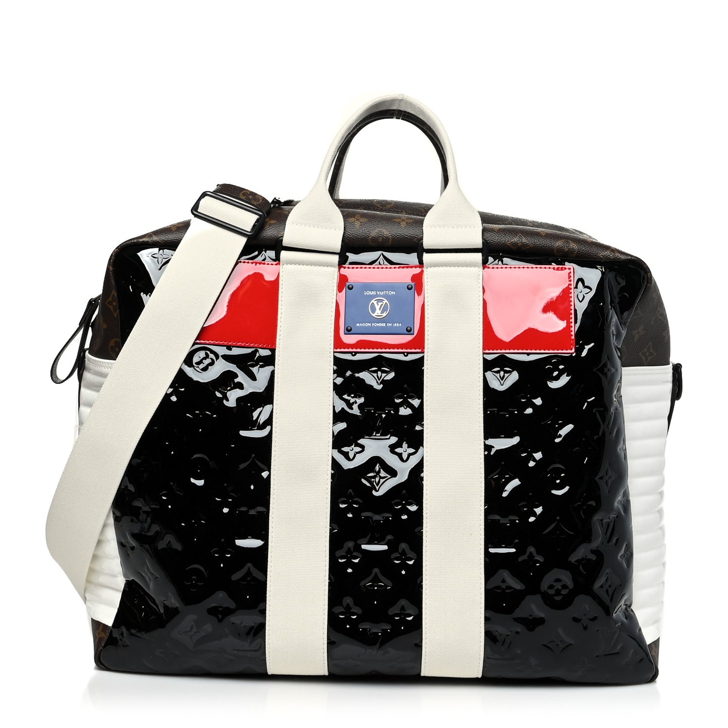 Patent Embossed Monogram Carry All GM Black