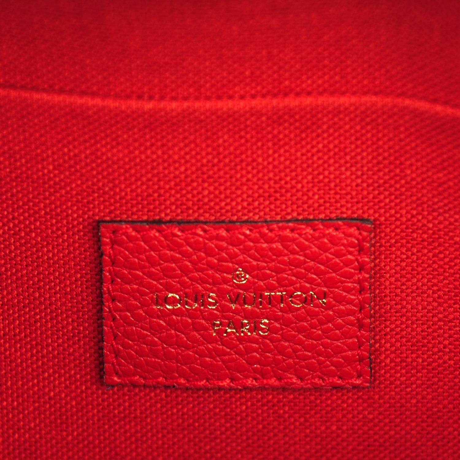 Louis Vuitton Empreinte Pochette Felicie Chain Wallet Cherry 6 of 7