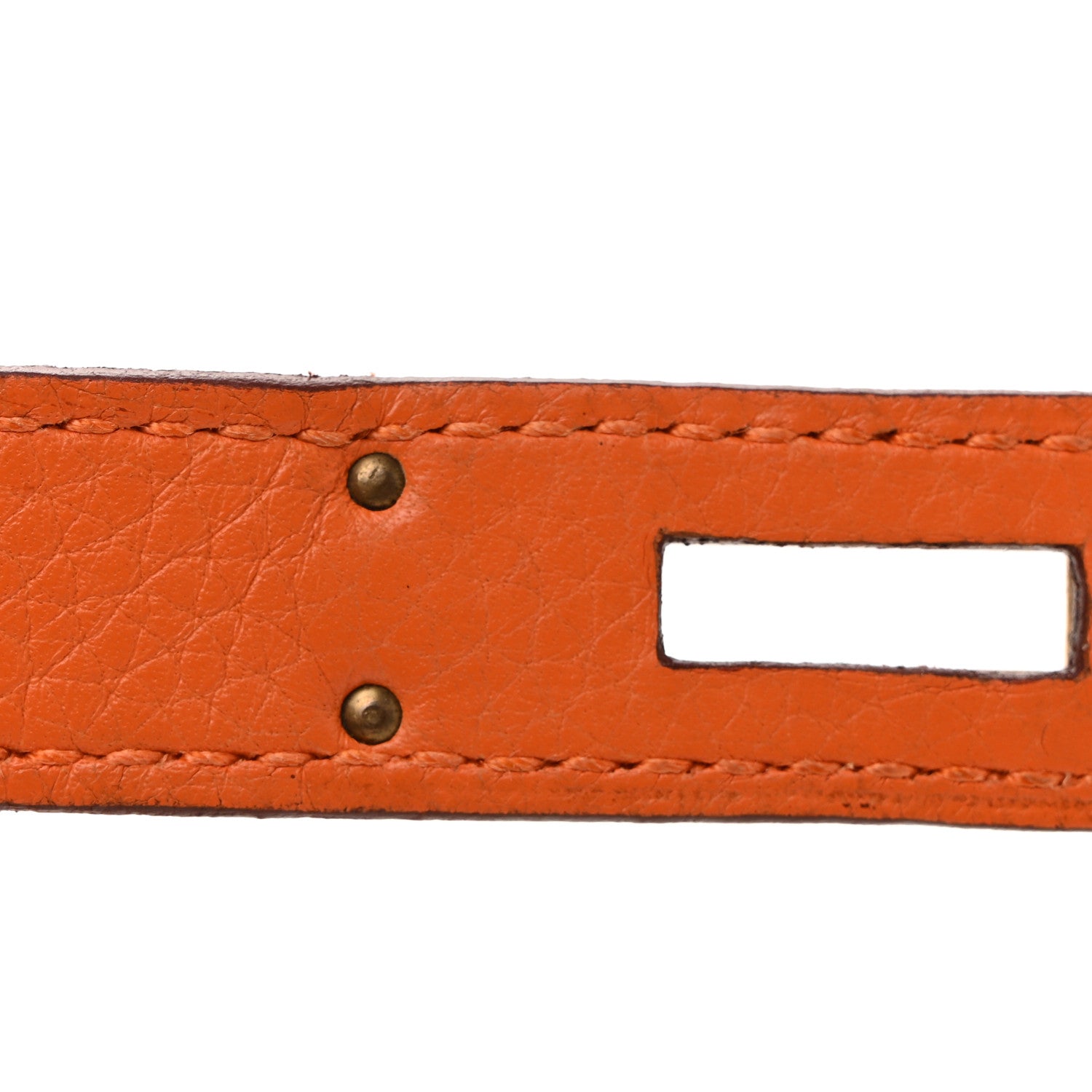 Hermes Taurillon Clemence Birkin 30 Orange 7 of 14