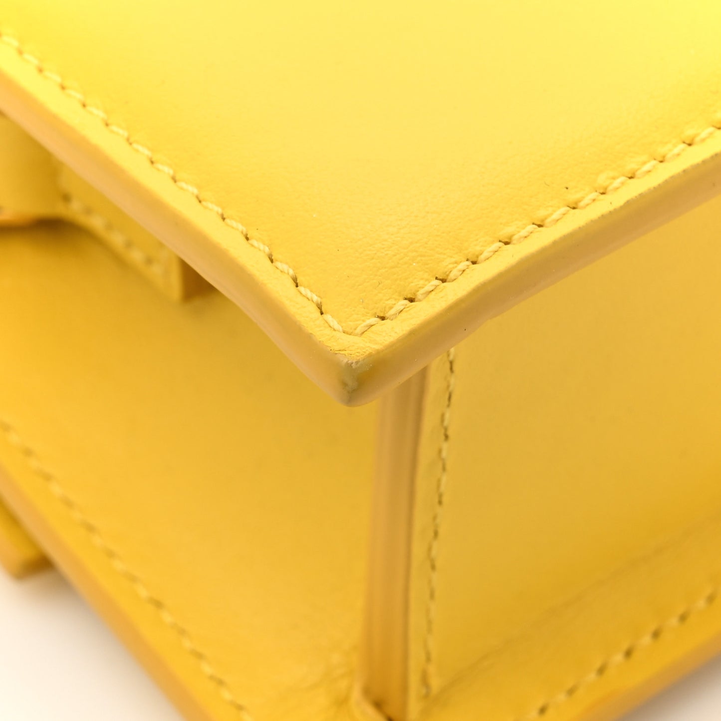 Smooth Calfskin Le Chiquito Long Yellow