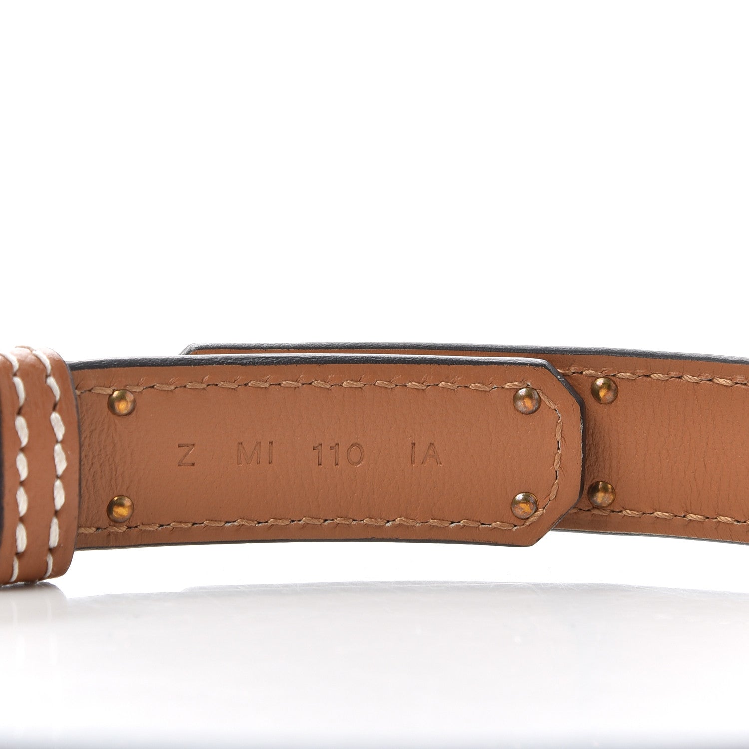 Hermes Epsom Kelly Belt Gold 5 of 5