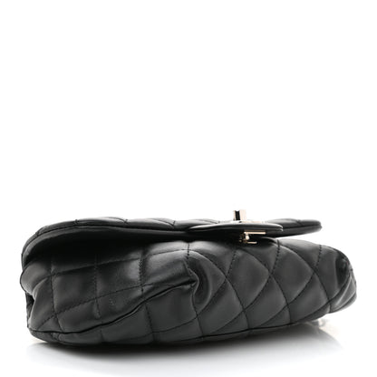 Chanel Calfskin Quilted CC Uniform Flap Belt Bag Black 4 of 12