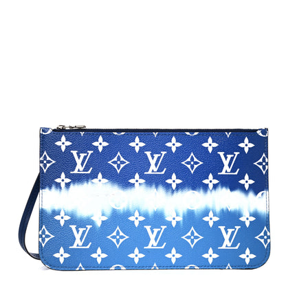 Louis Vuitton Monogram Escale Neverfull MM GM Pochette Blue 1 of 9