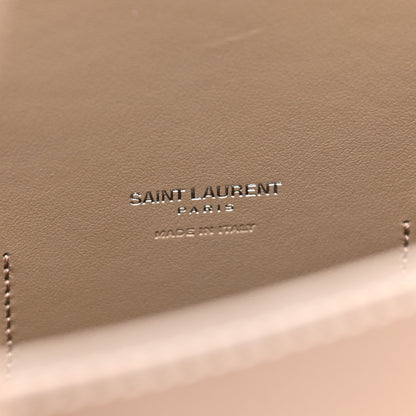 Saint Laurent Grained Calfskin Topstitch Small Classic Sac De Jour Taupe 6 of 9