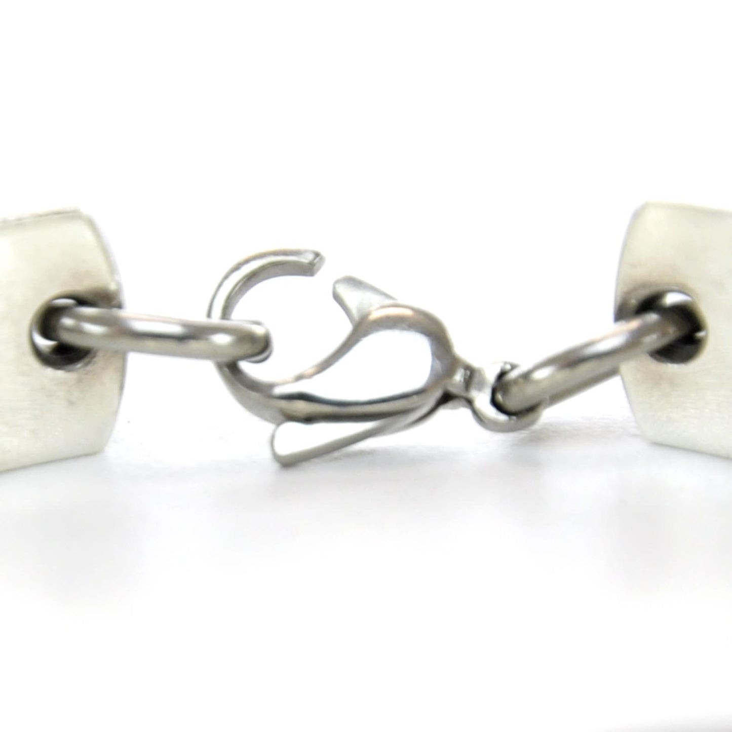 Sterling Silver Titanium Link 1837 ID Bracelet