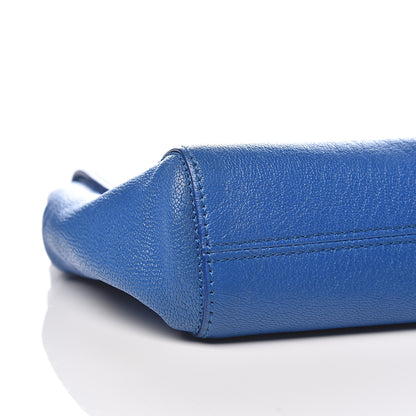 Mulberry Glossy Goatskin Small Lily Flap Bluebell Blue 10 of 12