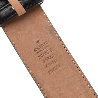 Gucci Guccissima Interlocking G 40mm Belt 90 36 Black 3 of 5
