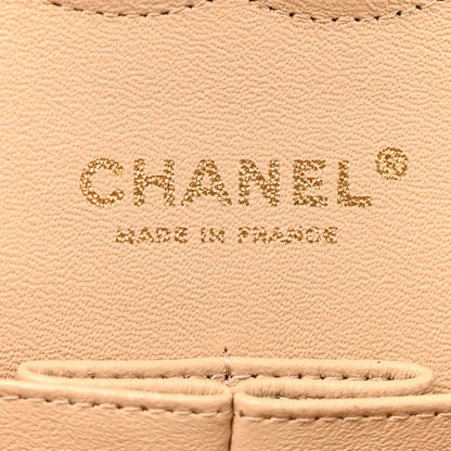 Chanel Caviar Quilted Medium Double Flap Beige 6 of 13