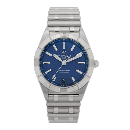 Breitling Stainless Steel 32mm Chronomat Quartz Watch Blue A77310101C1A1 1 of 5