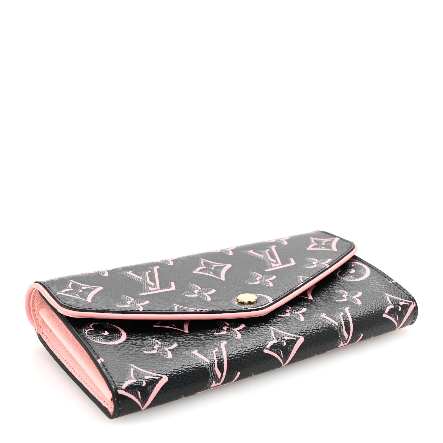 Louis Vuitton Monogram Fall For You Sarah Wallet Black 4 of 7