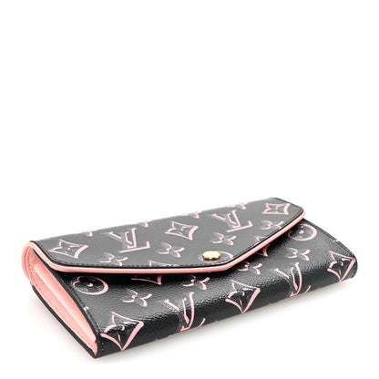 Louis Vuitton Monogram Fall For You Sarah Wallet Black 4 of 7