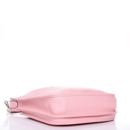 Hermes Taurillon Clemence Evelyne III PM Rose Sakura 4 of 11
