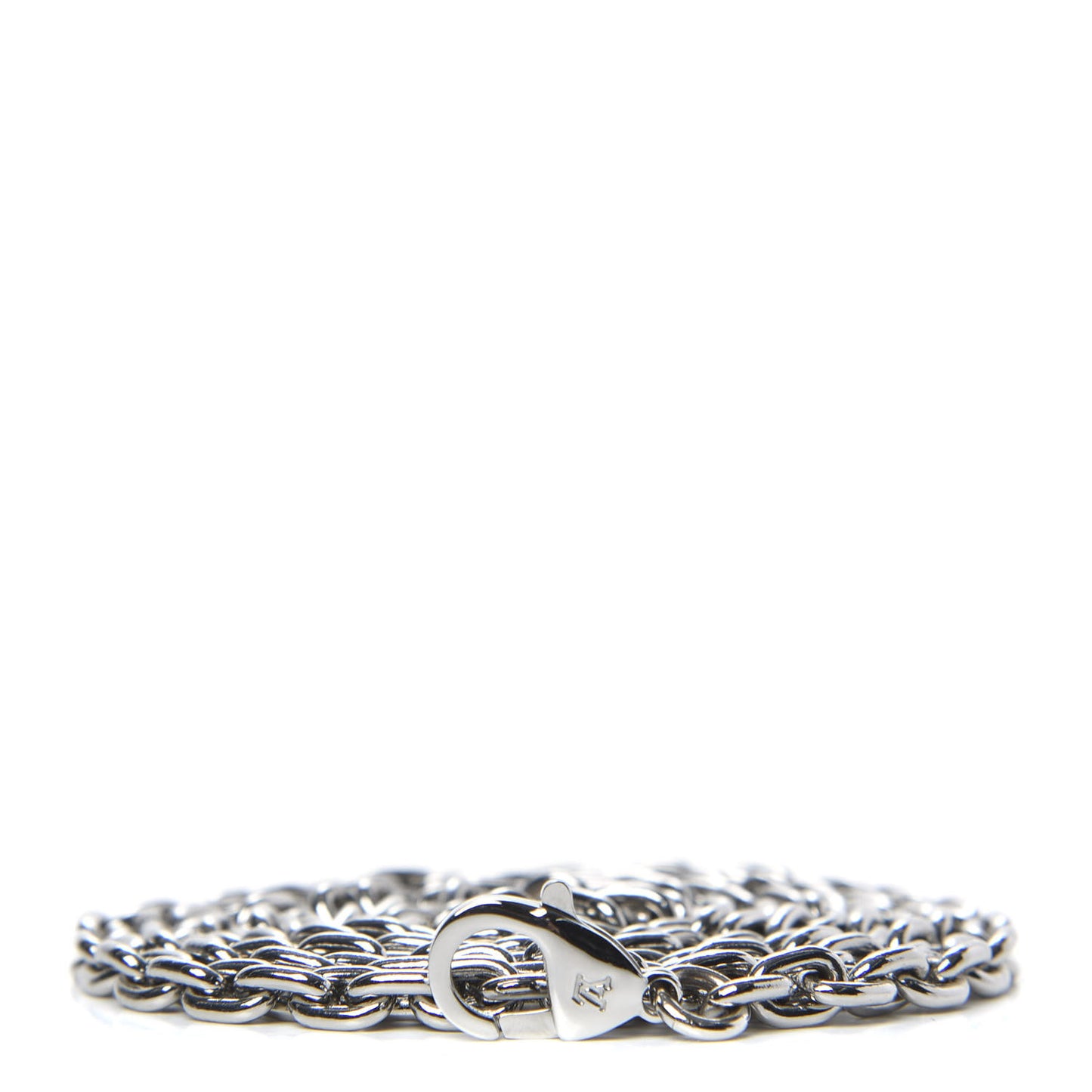 Epi Trunk Wallet Chain Shoulder Strap Silver
