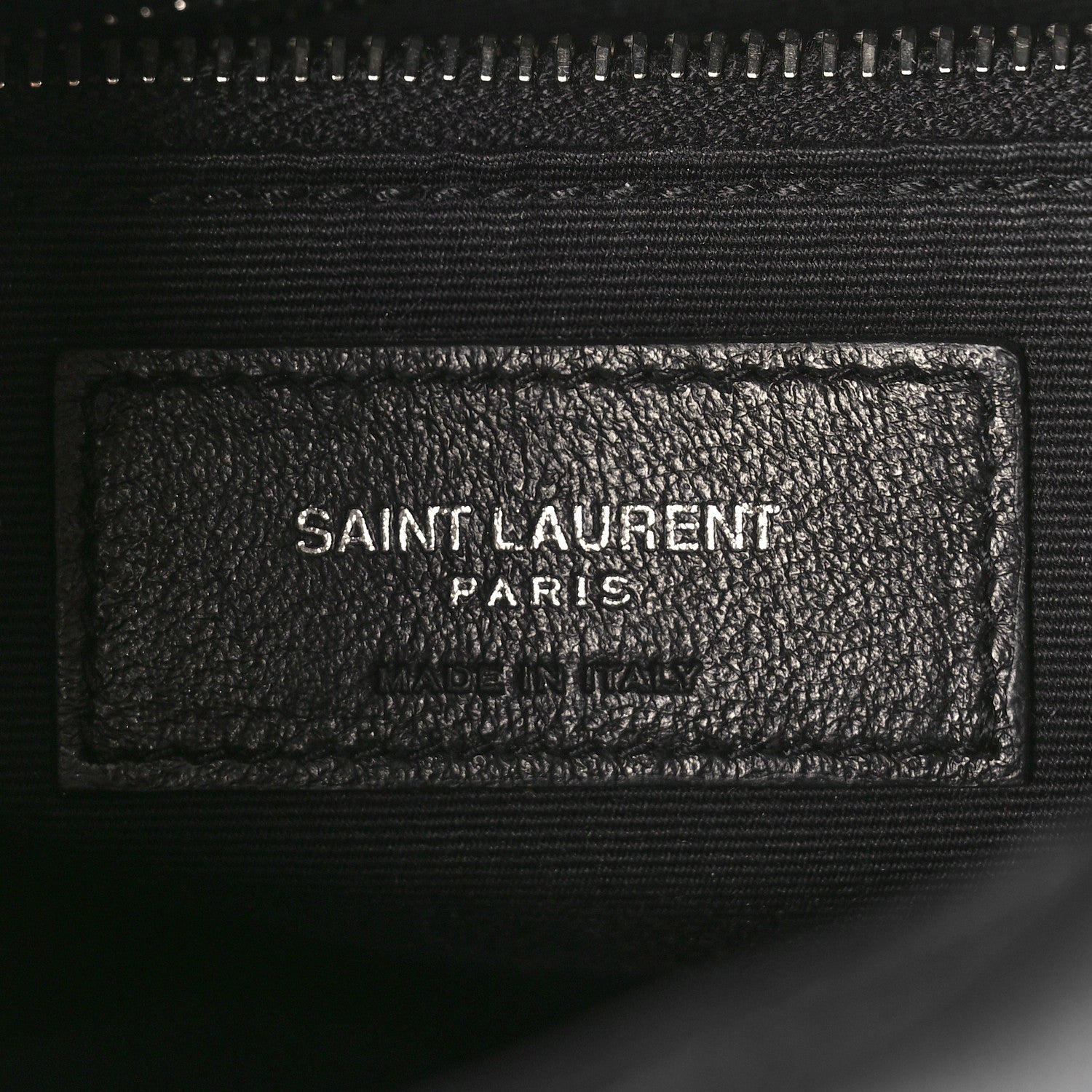 Saint Laurent Calfskin Y Quilted Monogram Small Loulou Bowling Bag Black 6 of 9