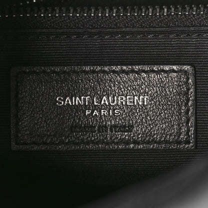 Saint Laurent Calfskin Y Quilted Monogram Small Loulou Bowling Bag Black 6 of 9