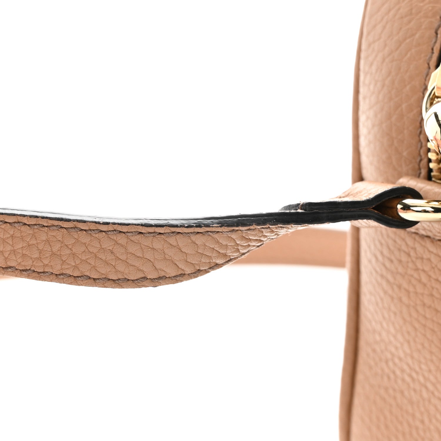 Gucci Pebbled Calfskin Small Soho Disco Bag Camelia 11 of 13