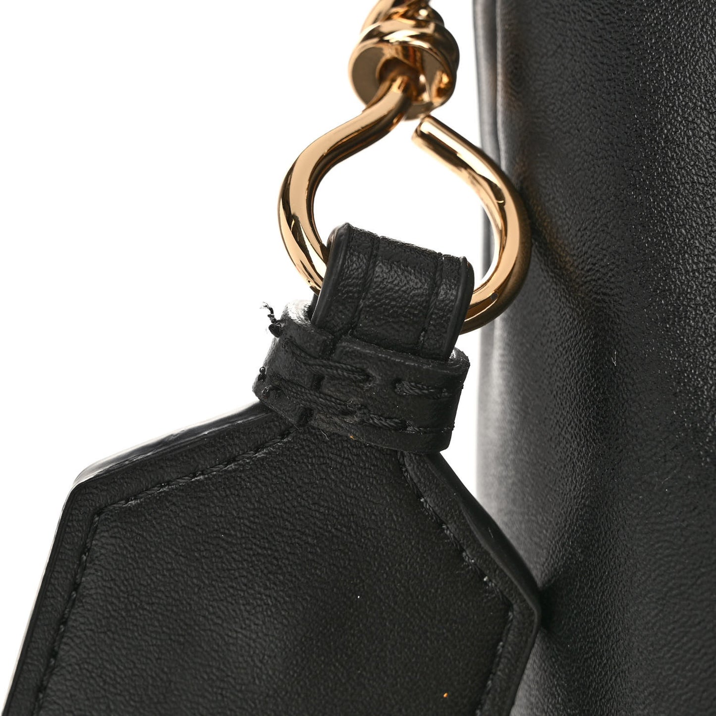 Eco Alter Nappa Perforated Logo Mini Crossbody Black