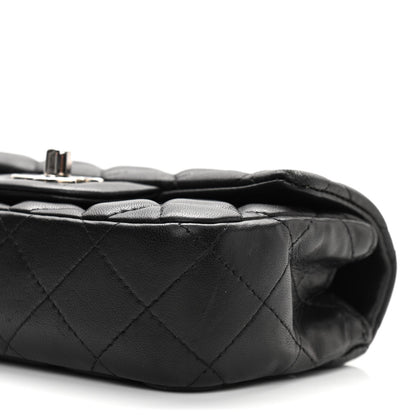 Chanel Lambskin Quilted Extra Mini Rectangular Flap Black 13 of 16