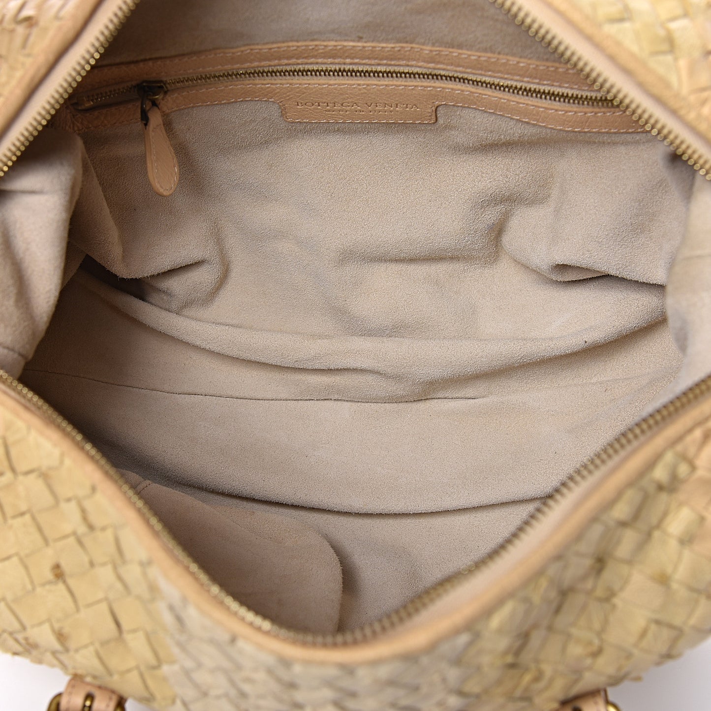 Ostrich Intrecciato Montaigne Nude Ivory
