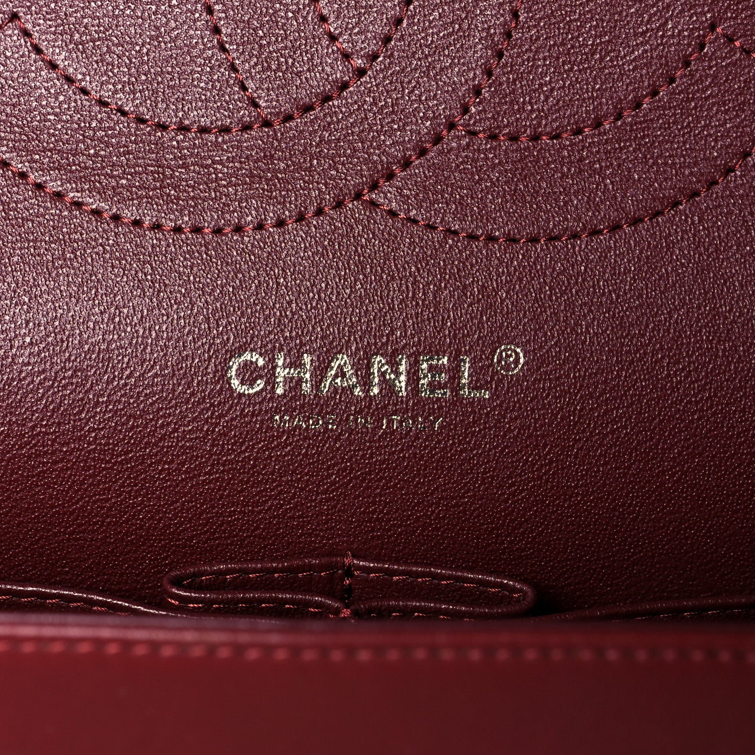 Chanel Lambskin Quilted Jumbo Double Flap Burgundy 6 of 13