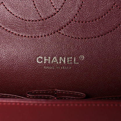 Chanel Lambskin Quilted Jumbo Double Flap Burgundy 6 of 13