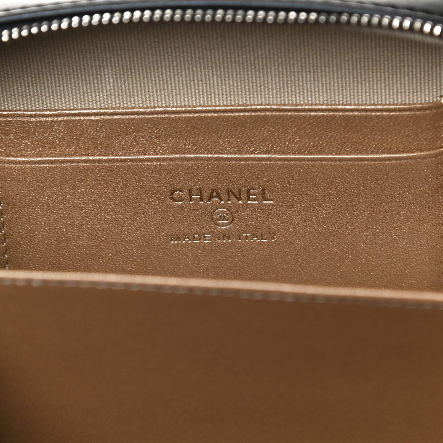 Chanel Lambskin Quilted CC Pearl Crush Camera Case Black 6 of 12