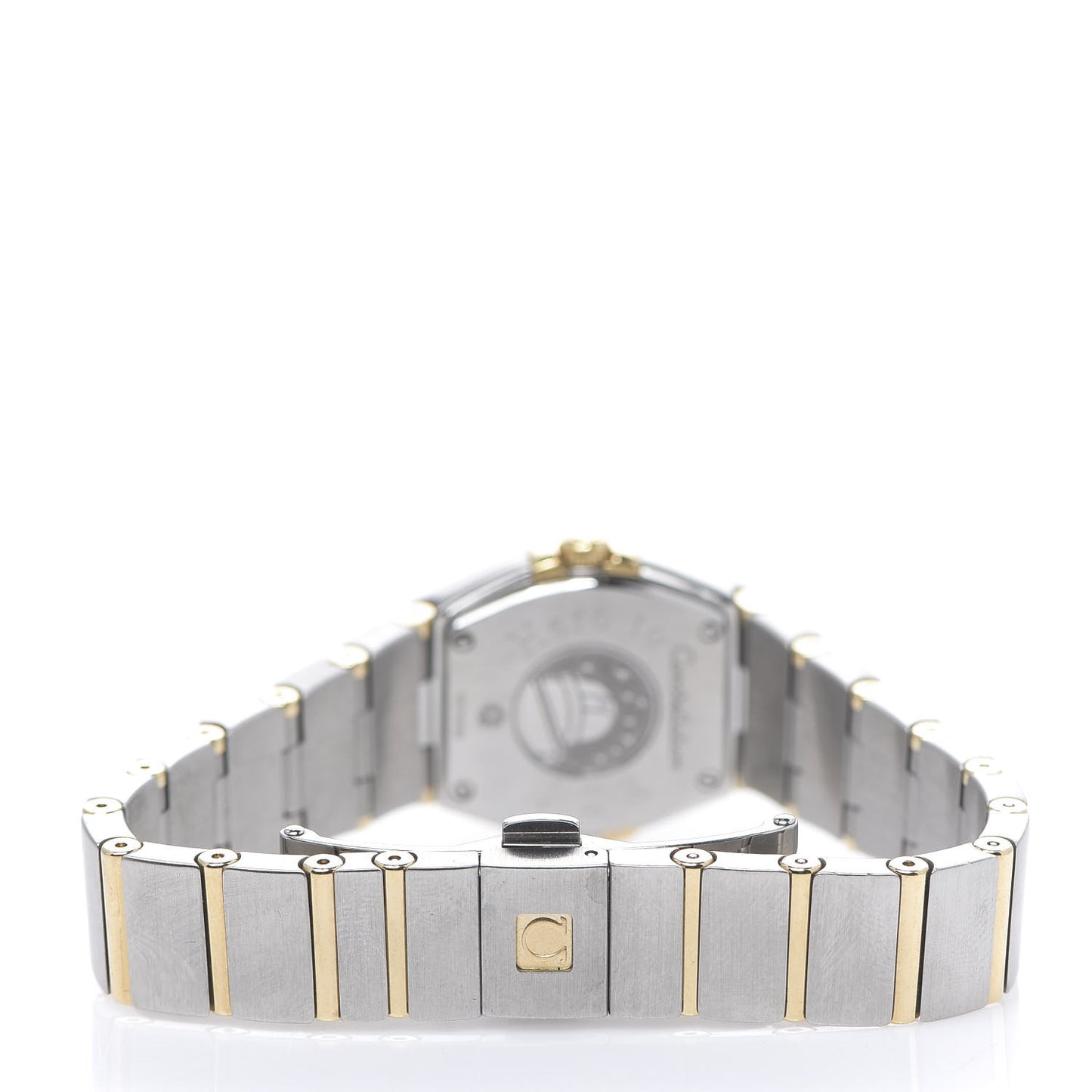 Stainless Steel 18K Yellow Gold 24mm Constellation Quartz Watch 123.20.24.60.02.002