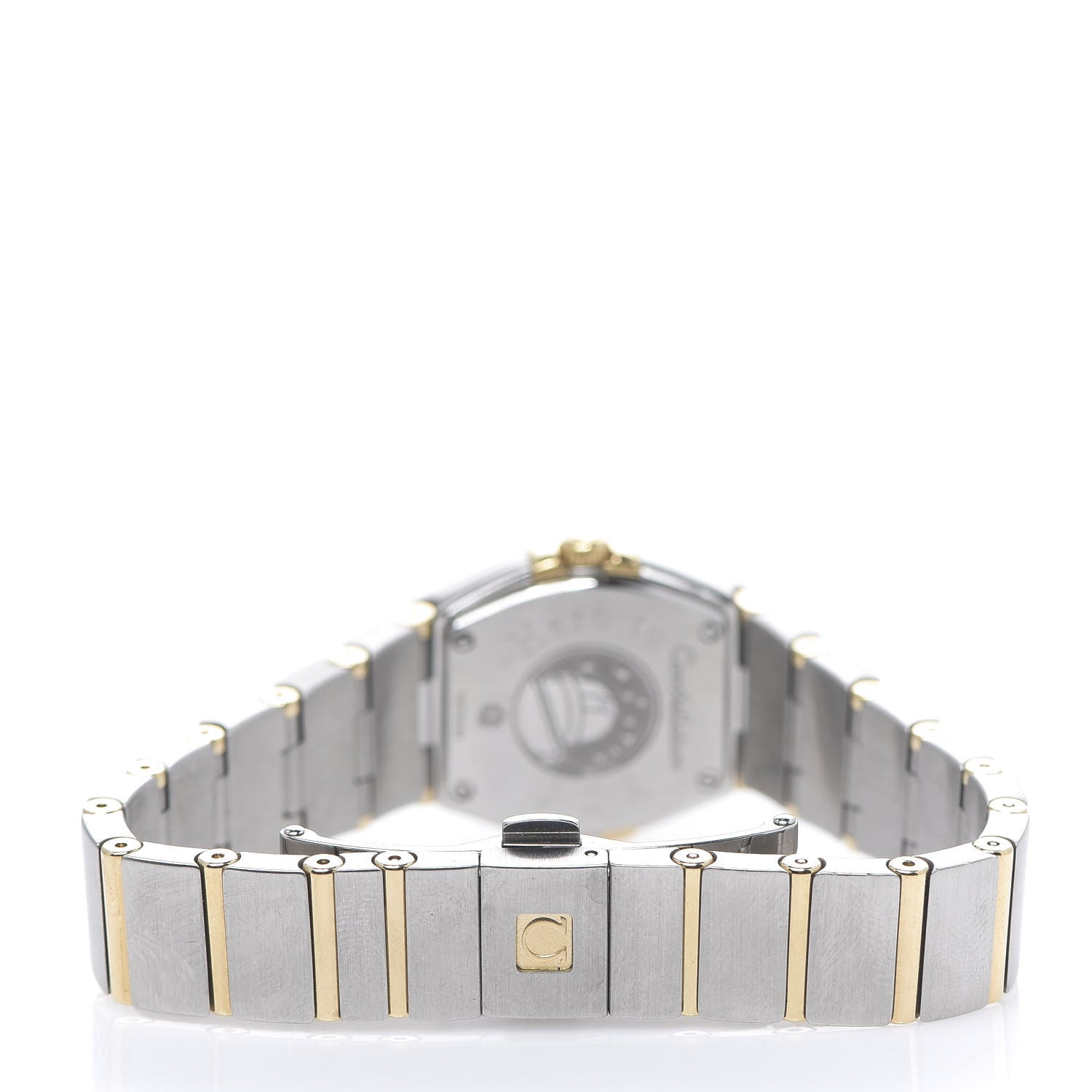 Omega Stainless Steel 18K Yellow Gold 24mm Constellation Quartz Watch 123.20.24.60.02.002 3 of 6