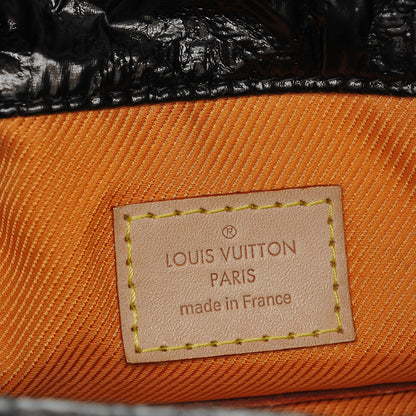 Louis Vuitton Jacquard Quilted Monogram Limelight Clutch PM Black 6 of 7