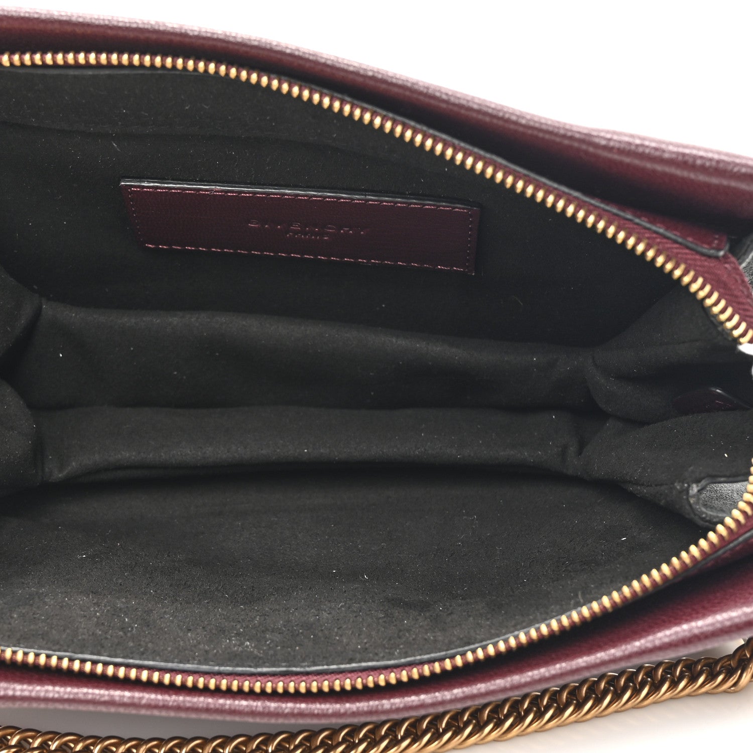 Givenchy Goatskin Suede Cross 3 Crossbody Bag Aubergine Grey 5 of 11
