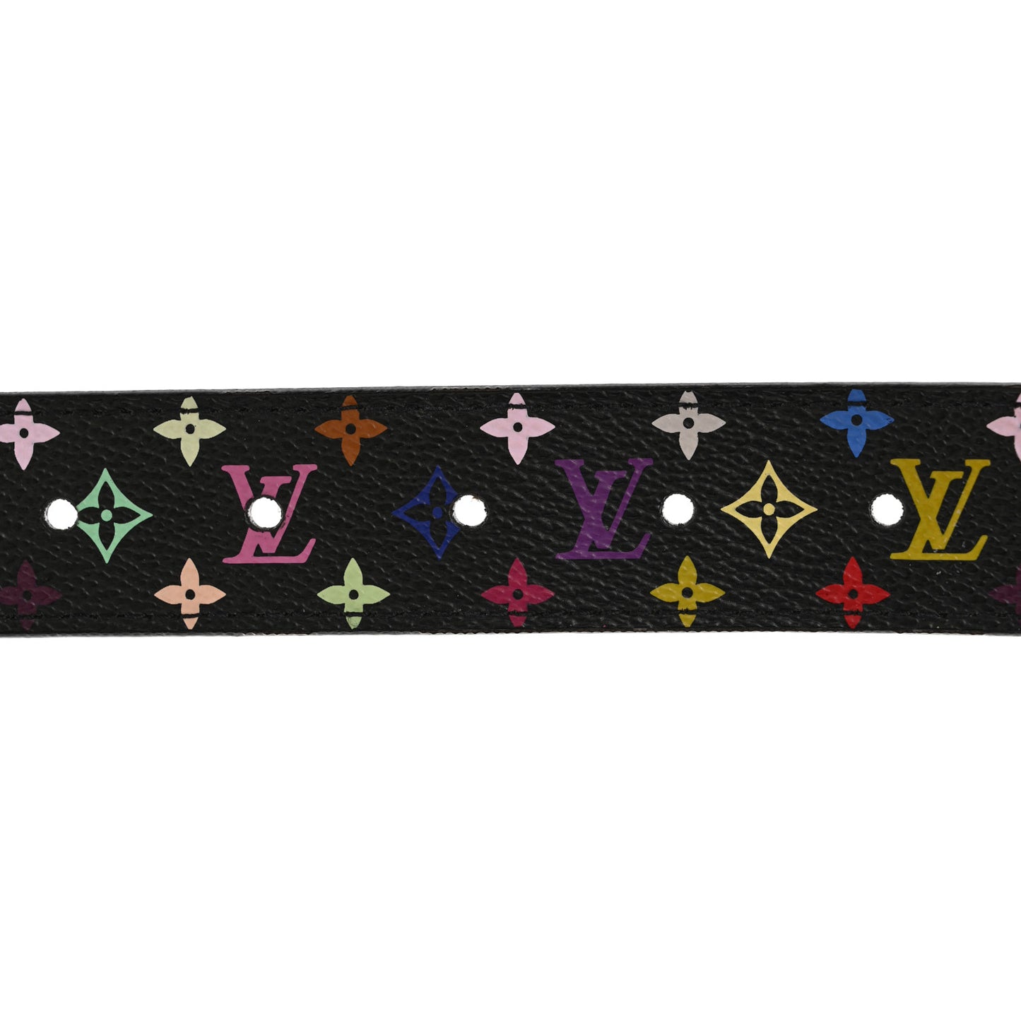 Monogram Multicolor LV Cut Reversible Belt 85 34 Black