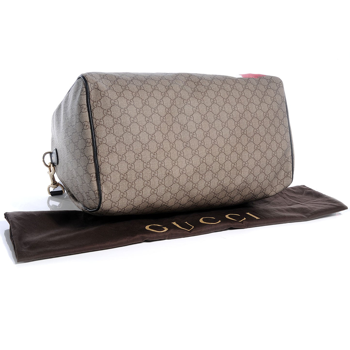 GG Plus Monogram Large Italy GG Flag Unicef Duffle Beige